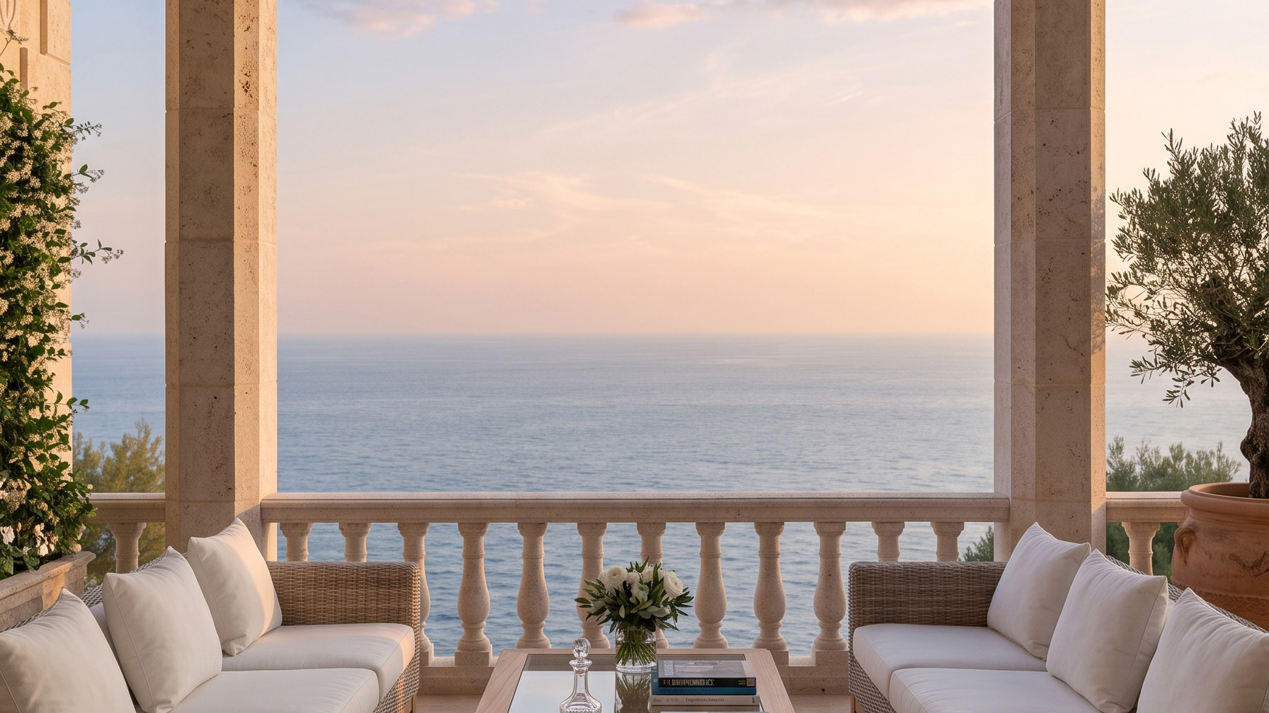 Luxury Mediterranean Villa with Ocean View